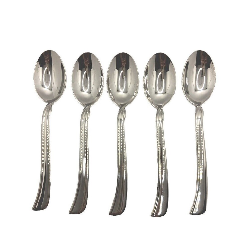 Lenox Simply Fine Twist 5 Piece Teaspoon Set 18/10 Stainless Vietnam New